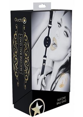 Ouch! London Collection - Silicone BAll Gag Ouch! London Collection - Silicone BAll Gag
