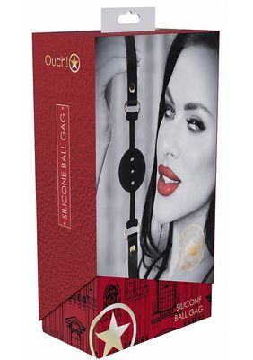 Ouch! Milan Collection - Silicone Ball Gag Ouch! Milan Collection - Silicone Ball Gag