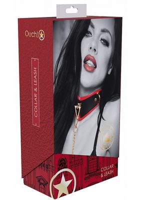 Ouch! Milan Collection - Collar with Leash Ouch! Milan Collection - Collar with Leash