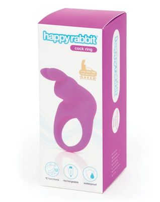 Happy Rabbit Rechargeable Cock Ring Purple Happy Rabbit Rechargeable Cock Ring Purple