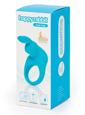 Happy Rabbit Rechargeable Cock Ring Blue Happy Rabbit Rechargeable Cock Ring Blue