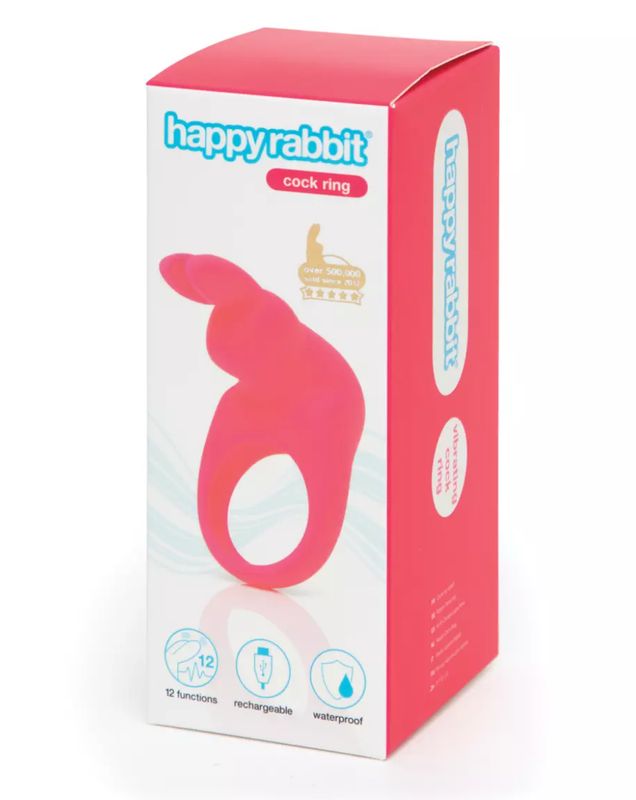 Happy Rabbit Rechargeable Cock Ring Pink Happy Rabbit Rechargeable Cock Ring Pink