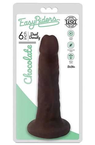 Easy Riders 6 Easy Riders 6" Slim Bioskin Dong Chocolate