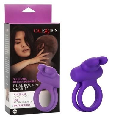 Silicone Rechargeable Dual Rockin Rabbit Silicone Rechargeable Dual Rockin Rabbit