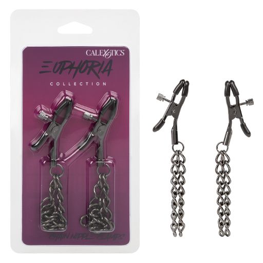 Euphoria Collection Chain Nipple Clamps Euphoria Collection Chain Nipple Clamps