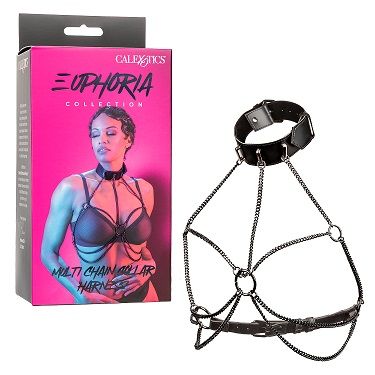 Euphoria Collection Multi Chain Collar Harness Euphoria Collection Multi Chain Collar Harness