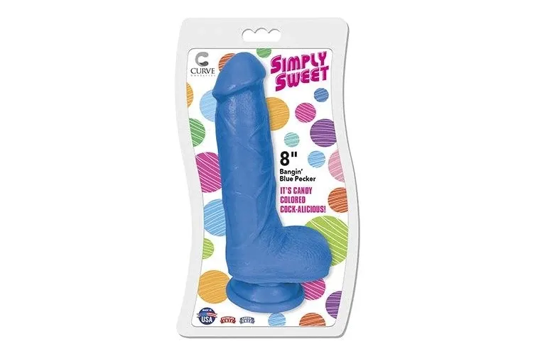 Simply Sweet 8 Simply Sweet 8" Bangin' Blue Pecker
