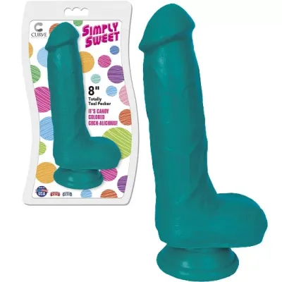 Simply Sweet 8 Simply Sweet 8" Totally Teal Pecker