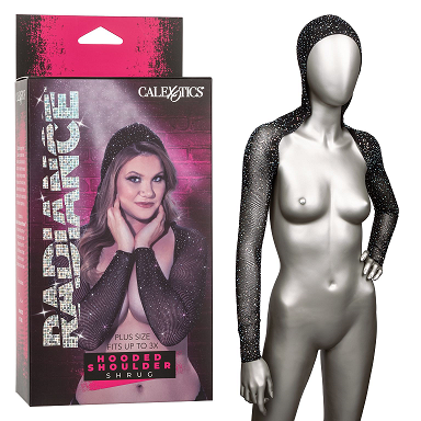 Radiance Plus Sized Hooded Shoulder Shrug Radiance Plus Sized Hooded Shoulder Shrug