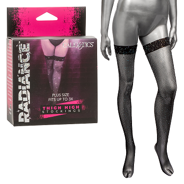 Radiance Plus Sized Thigh High Stockings Radiance Plus Sized Thigh High Stockings