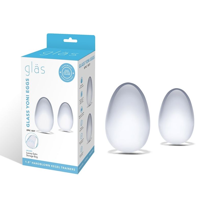 Glass Yoni Eggs 2pc