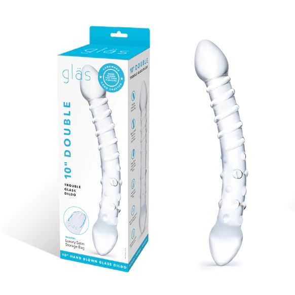 Double Troubke Glass Dildo