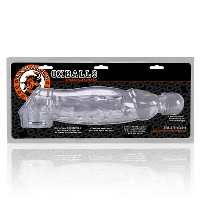 OXBALLS BUTCH veiny cocksheath CLEAR OXBALLS BUTCH veiny cocksheath CLEAR