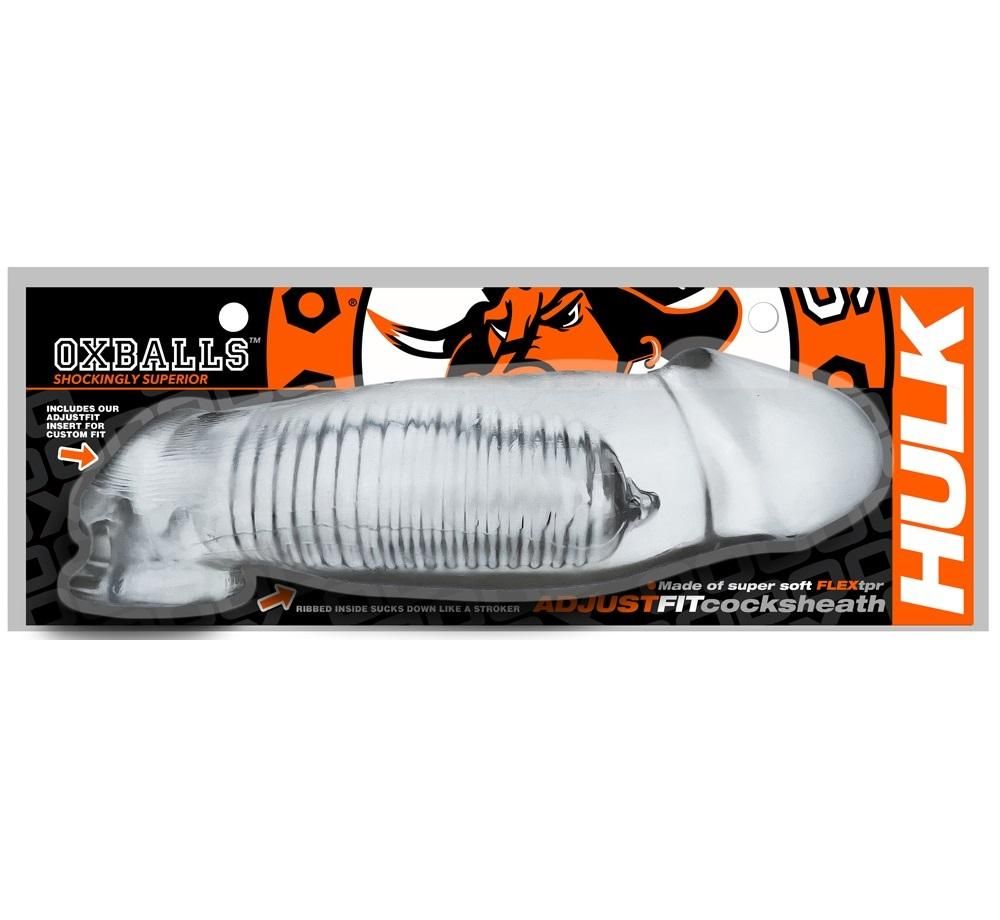 OXBALLS HULK gargantic cocksheath CLEAR