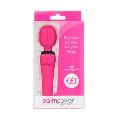 palm power groove mini wand- fuchsia palm power groove mini wand- fuchsia