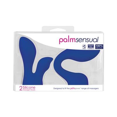 PALMSENSUAL Accessories - 2 Silicone Head – Blue PALMSENSUAL Accessories - 2 Silicone Head – Blue