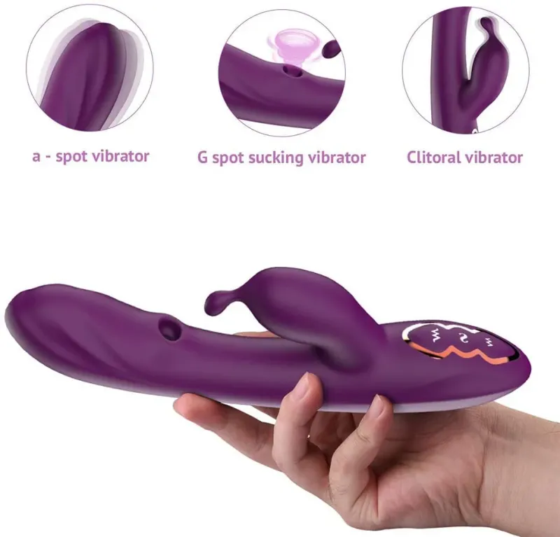 G-Spot Suction Rabbit Vibrator