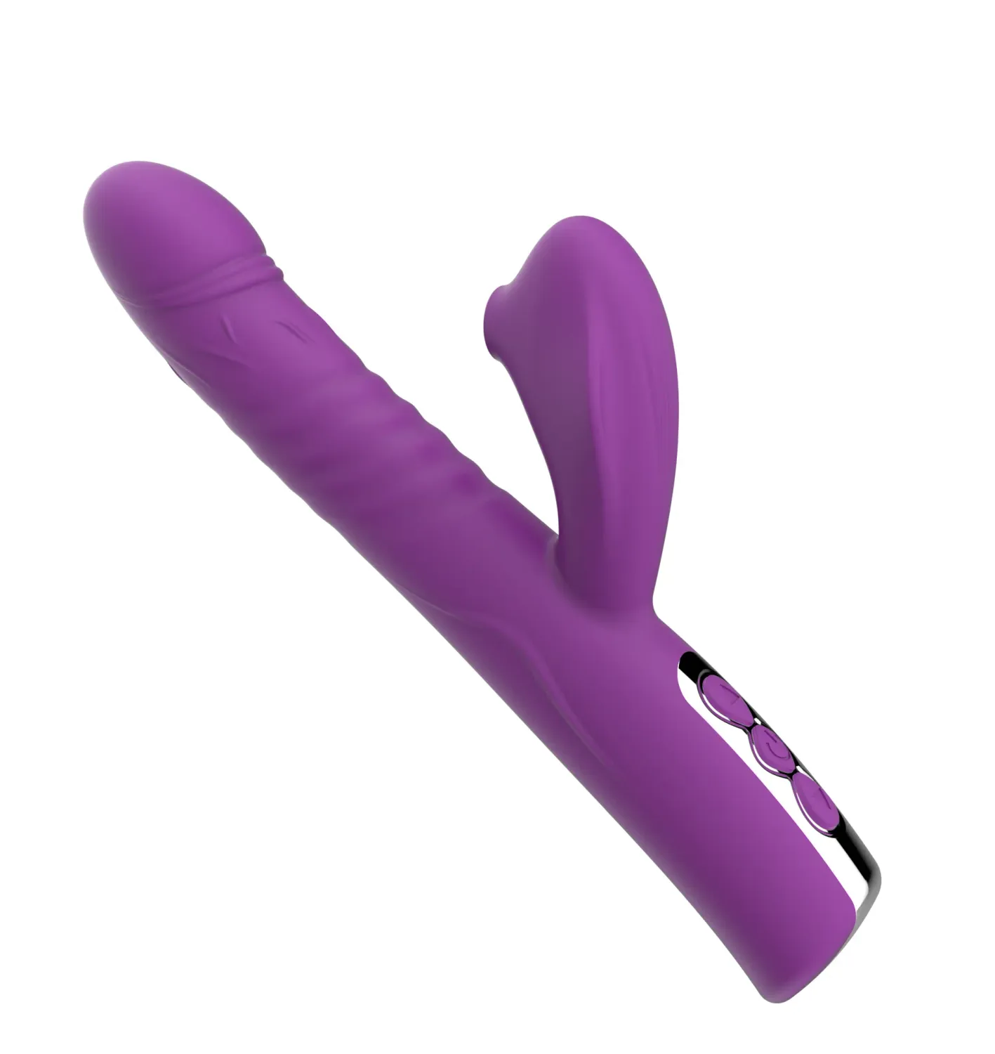 Clitoral Sucking & Telescopic Rabbit Vibrator