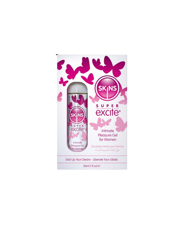 SKINS SUPER EXCITE CLITORAL STIMULATION GEL 1 FL OZ (30ML)