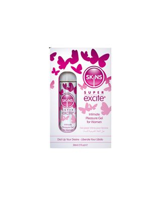 SKINS SUPER EXCITE CLITORAL STIMULATION GEL 1 FL OZ (30ML)