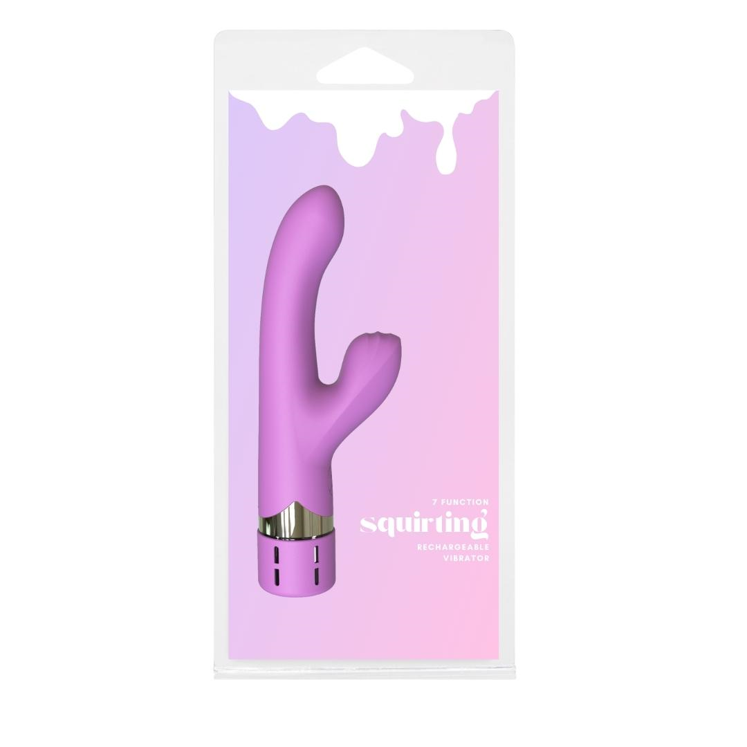 Squirting Vibrator Black