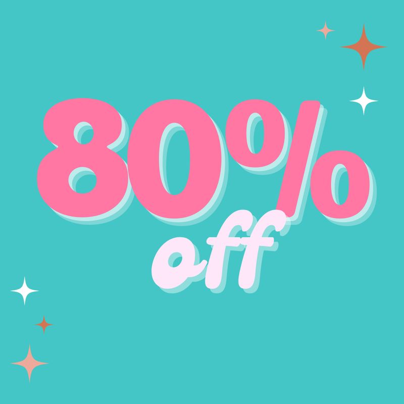 80% OFF