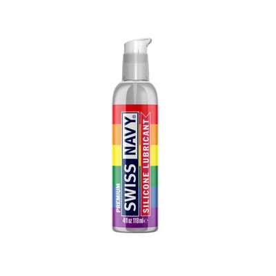 Swiss Navy Silicone Pride Bottle 4oz Swiss Navy Silicone Pride Bottle 4oz