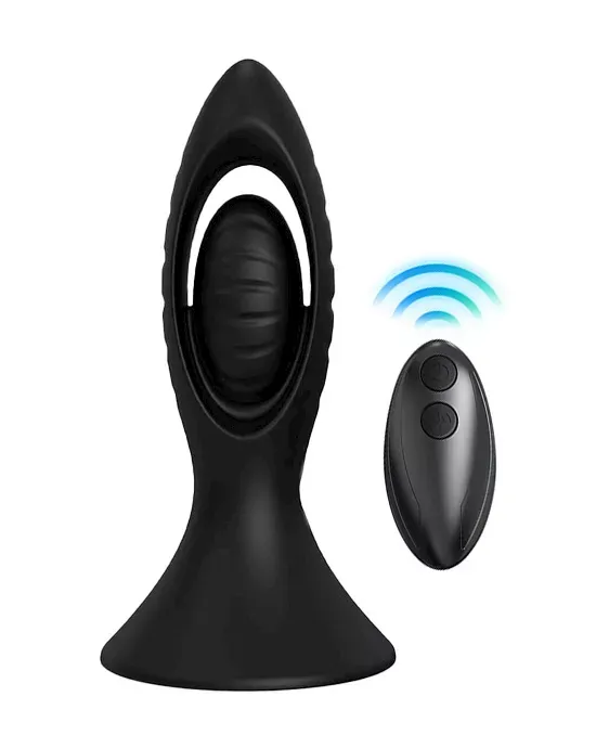 Hollow Vibrating Anal Plug