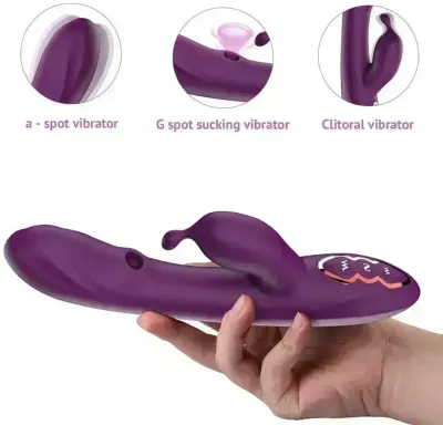 G-Spot Suction Rabbit Vibrator