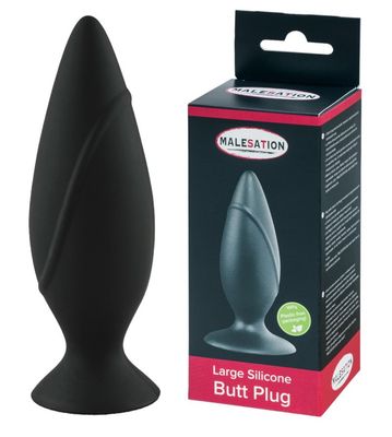 MALESATION SILICONE butt PLUG LARGE MALESATION SILICONE butt PLUG LARGE