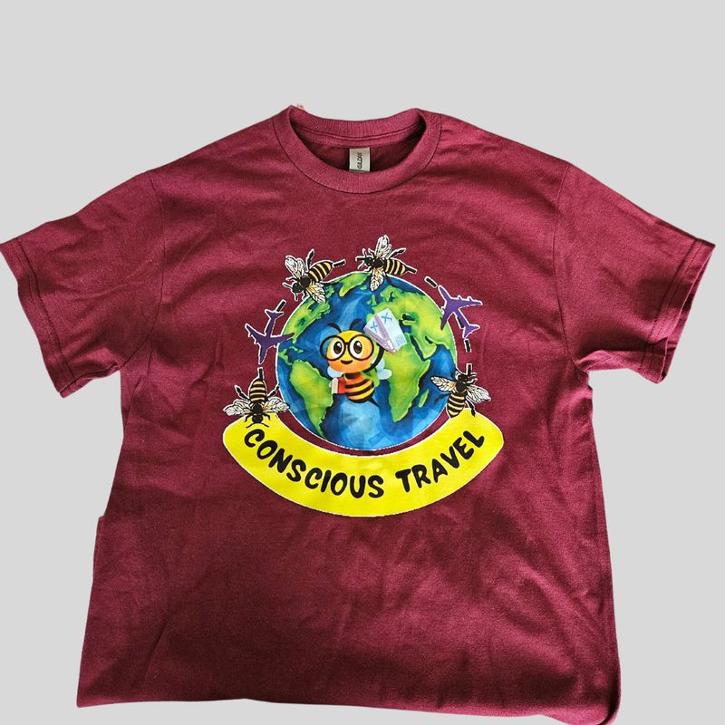 Conscious Tee (Maroon)