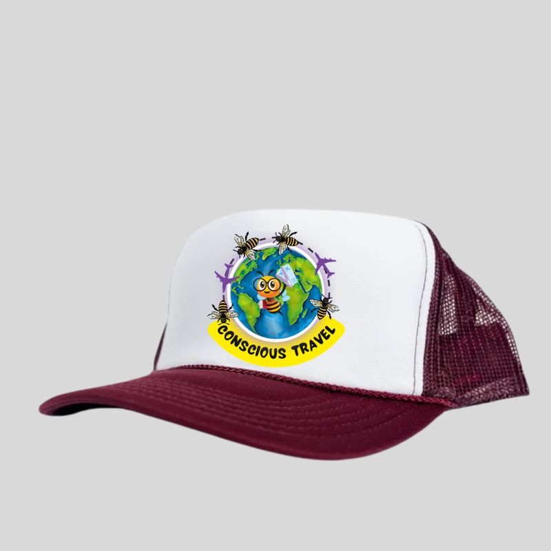 Burgundy Trucker Hat