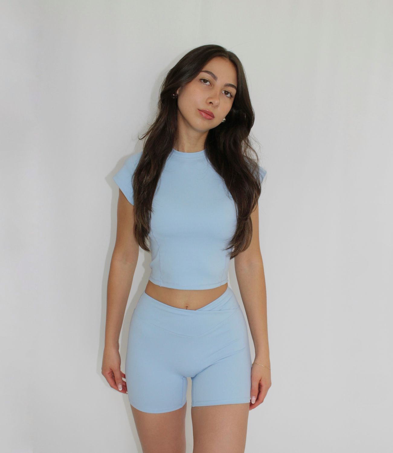 SIGNATURE - Short Sleeve Tee - Baby Blue - Medium