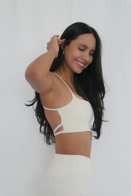 ANGELIC - Cream - Black - Blue