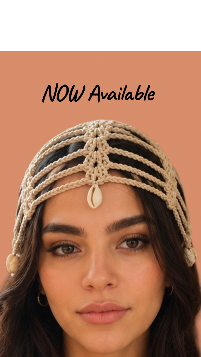 Beach mesh beanie
