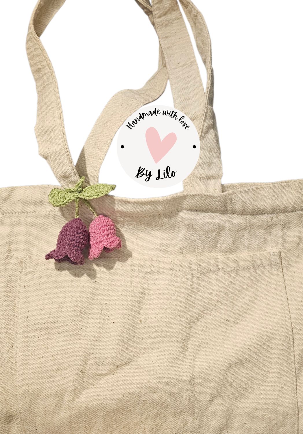 Tulip bag charm