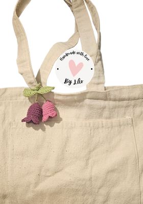 Tulip bag charm