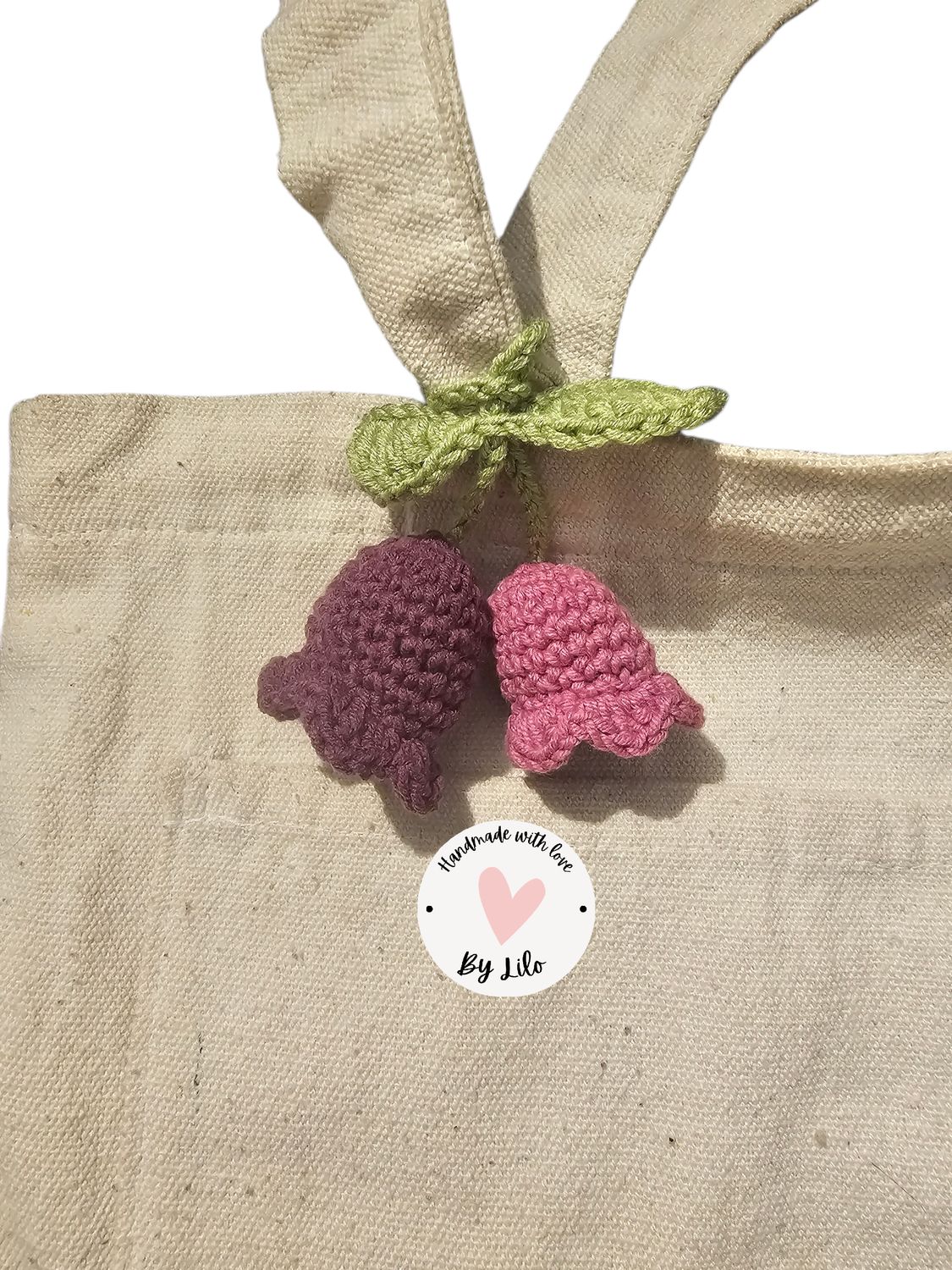 Tulip bag charm