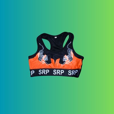 Orange Sports Bra