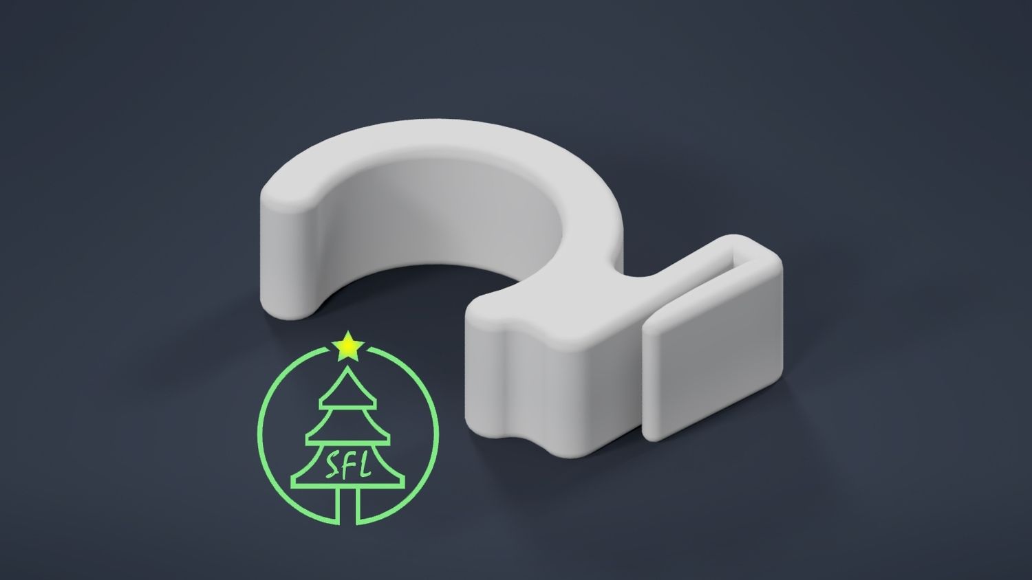 Soffit Trim Clip, Pipe Type Selection: PVC, Pipe Size Selection: 1/2&quot;