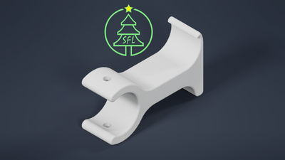 Pipe to Vinyl Siding Bracket