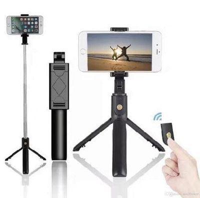 &quot;Extendable Selfie Stick Tripod with Bluetooth Remote and LED Light for iPhone, Android, and Mobile Phones – Perfect for TikTok, Live Streaming, and Video Calls.&quot;
