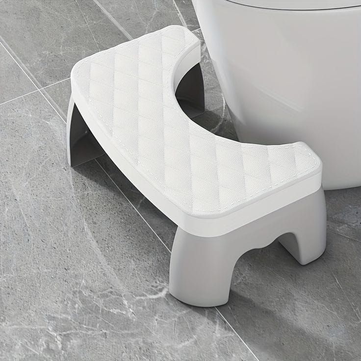 Enhance your bathroom experience with our Portable Toilet Squat Stool. Designed for comfort and convenience, this non-slip stool fits securely around your toilet, promoting healthier bowel movements.