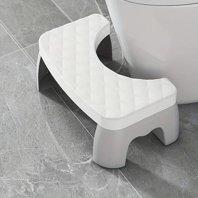 Enhance your bathroom experience with our Portable Toilet Squat Stool. Designed for comfort and convenience, this non-slip stool fits securely around your toilet, promoting healthier bowel movements.