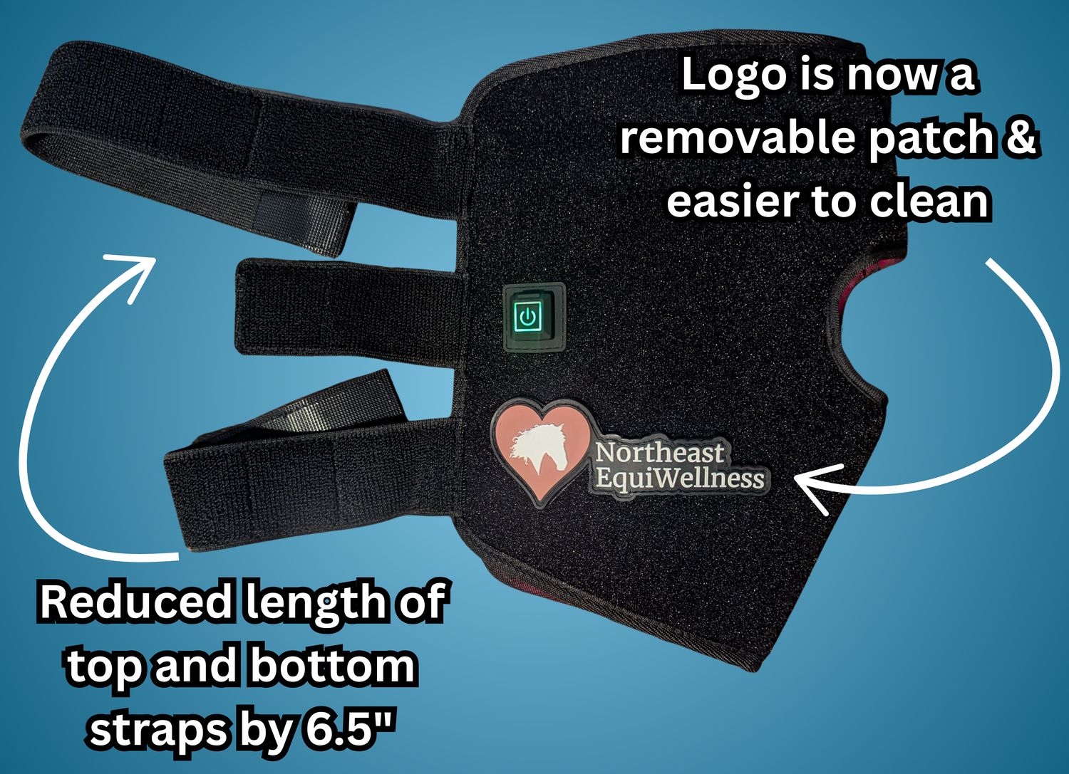 The &quot;Hock Helper&quot; - Red / Near-Infrared Light Therapy Hock Wrap for Horses