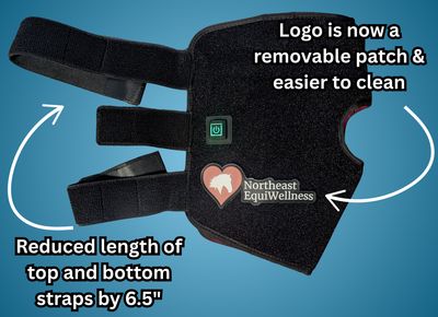 The &quot;Hock Helper&quot; - Red / Near-Infrared Light Therapy Hock Wrap for Horses
