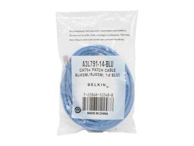 14&#39; Cat5e Cable