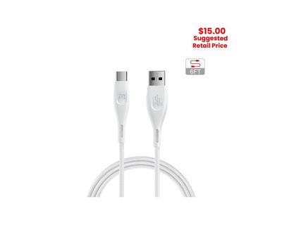 MyBat Pro - USB-C Data Cable 6ft (White)