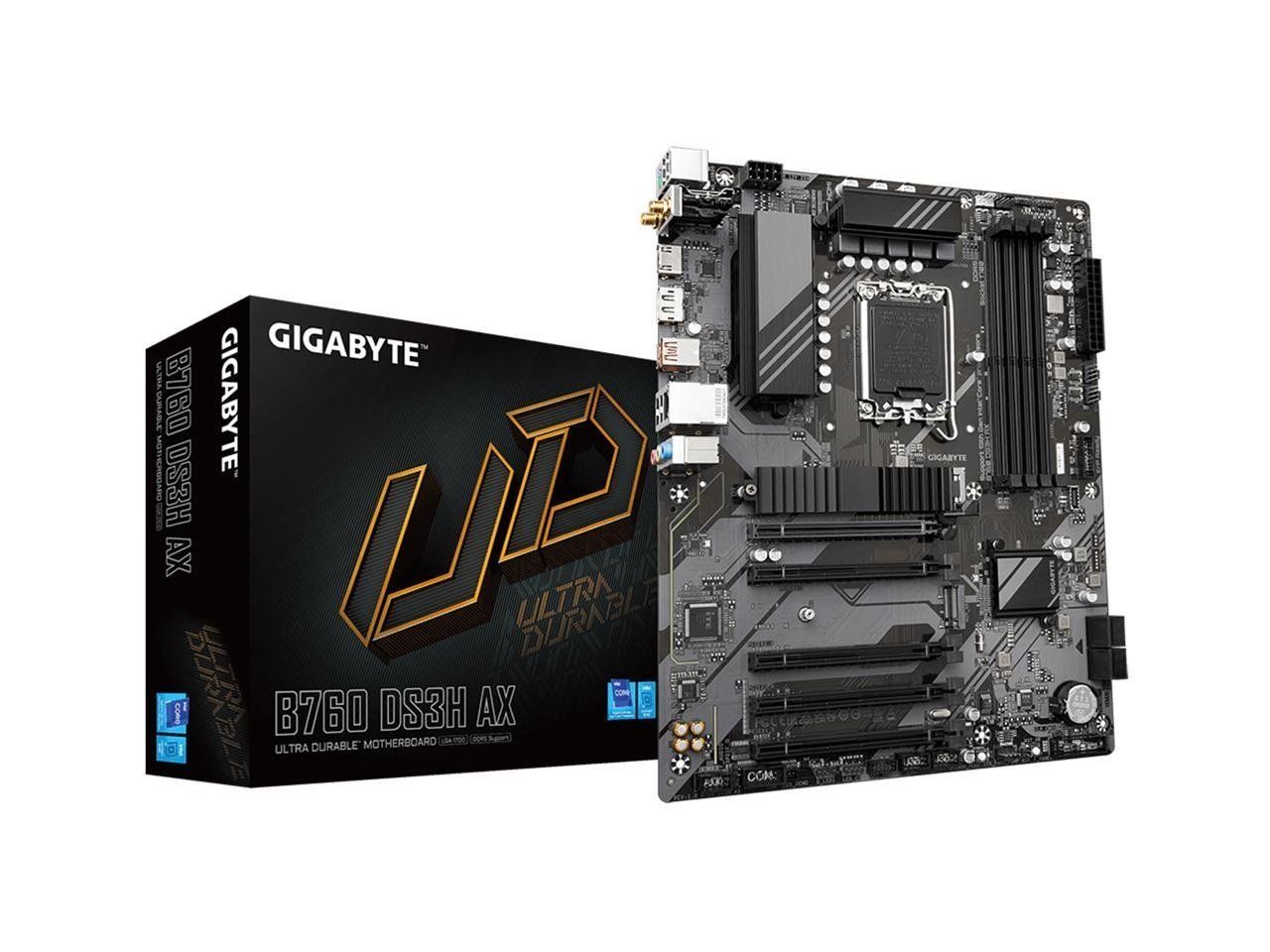 GIGABYTE B760 DS3H AX LGA 1700 Intel ATX Motherboard
