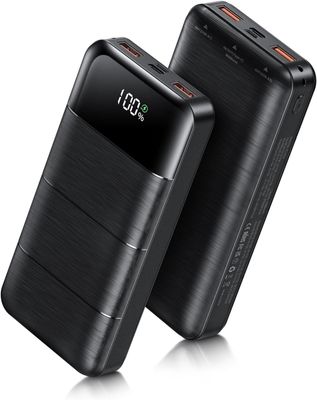 Power Bank Portable Charger - 32000mAh Power Bank Output PD 30W and QC4.0 Fast Charger